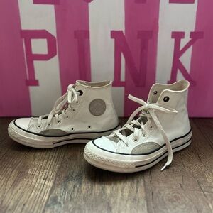 Classic White High-Top womens Sneakers